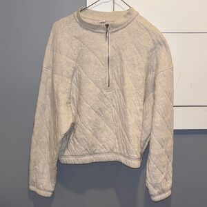 Old Navy Gray Quilted Women's Sweater
